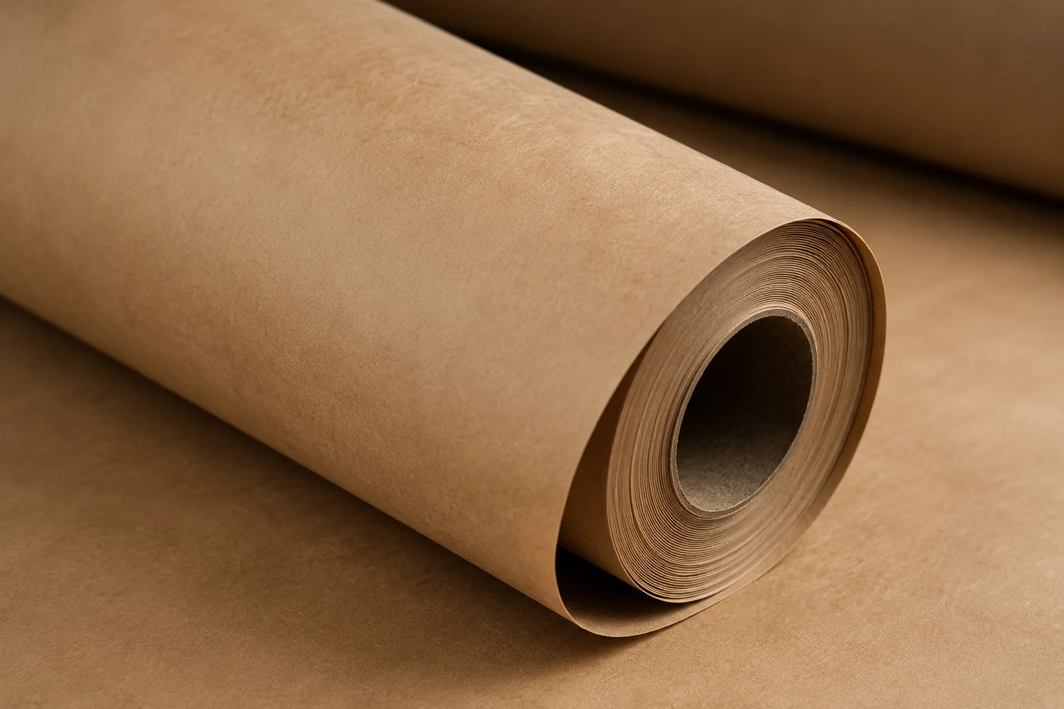 Papier kraft używany do produkcji torebek papierowych fałdowych